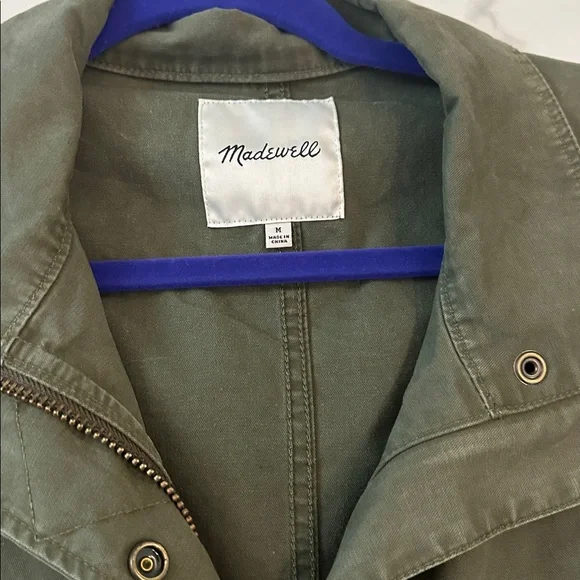 Madewell Khaki Green Jacket - Picture 2 of 6